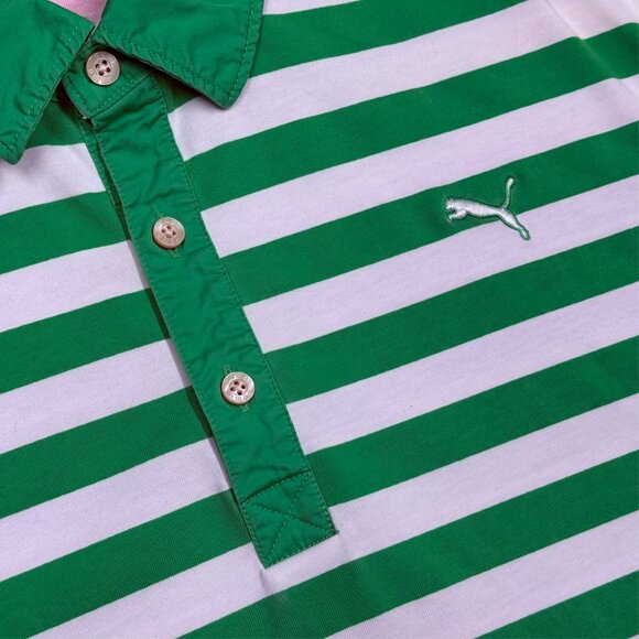 Puma Sport Cotton Blend Short Sleeve Polo Shirt Colorful XL - Picture 4 of 7